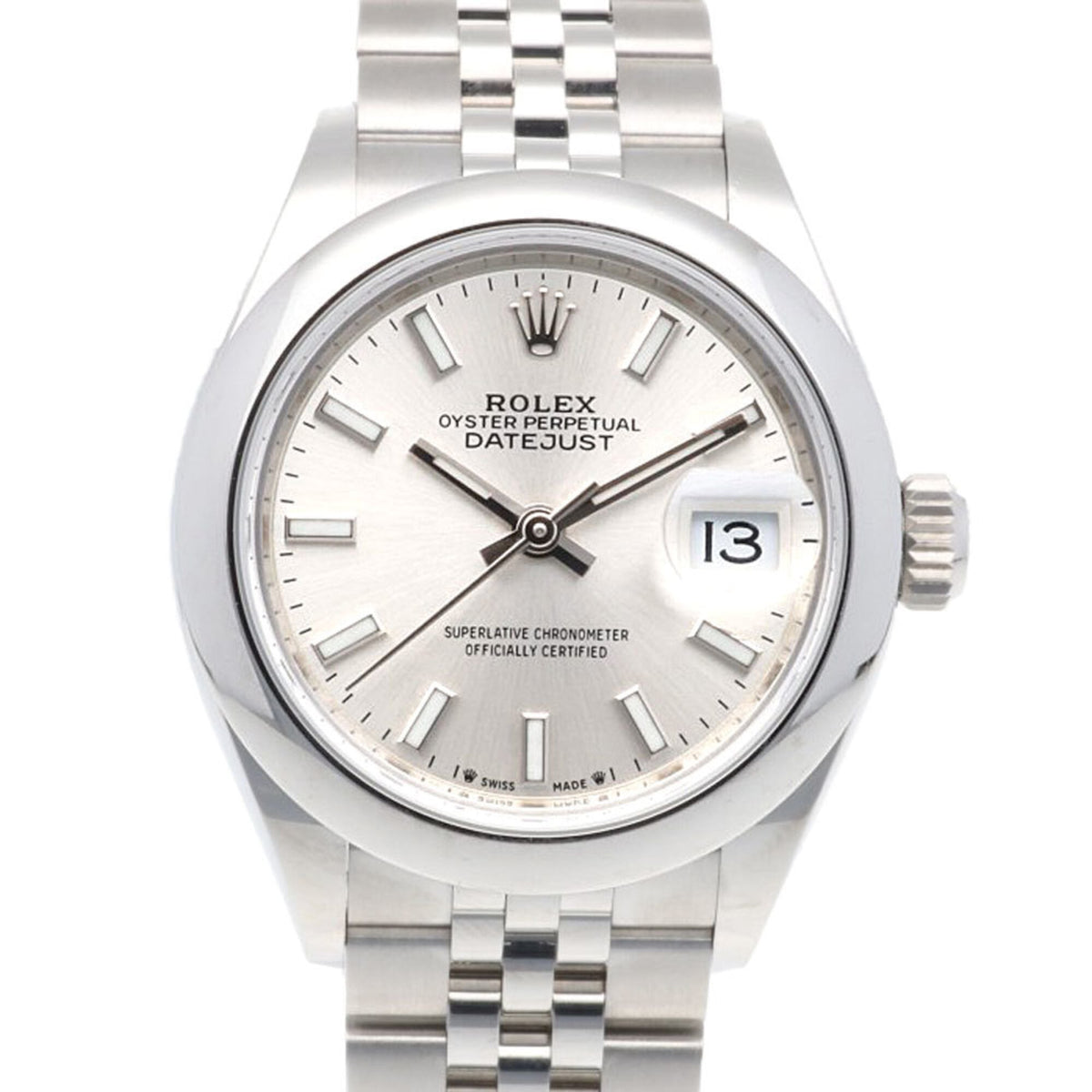 Pre-Owned Rolex Datejust Oyster Perpetual Wristwatch, Stainless Steel, 279160, Automatic Winding, Overhauled, Random Serial Number (Manufactured after 2010), Ladies' ROLEX