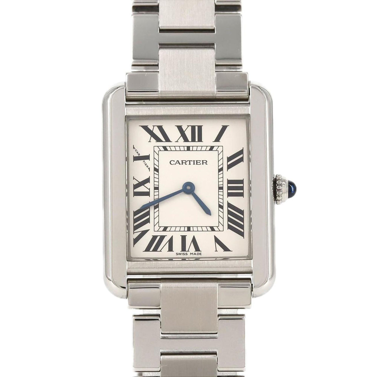 Pre-Owned Cartier Tank Solo SM W5200013 Stainless Steel Quartz Watch