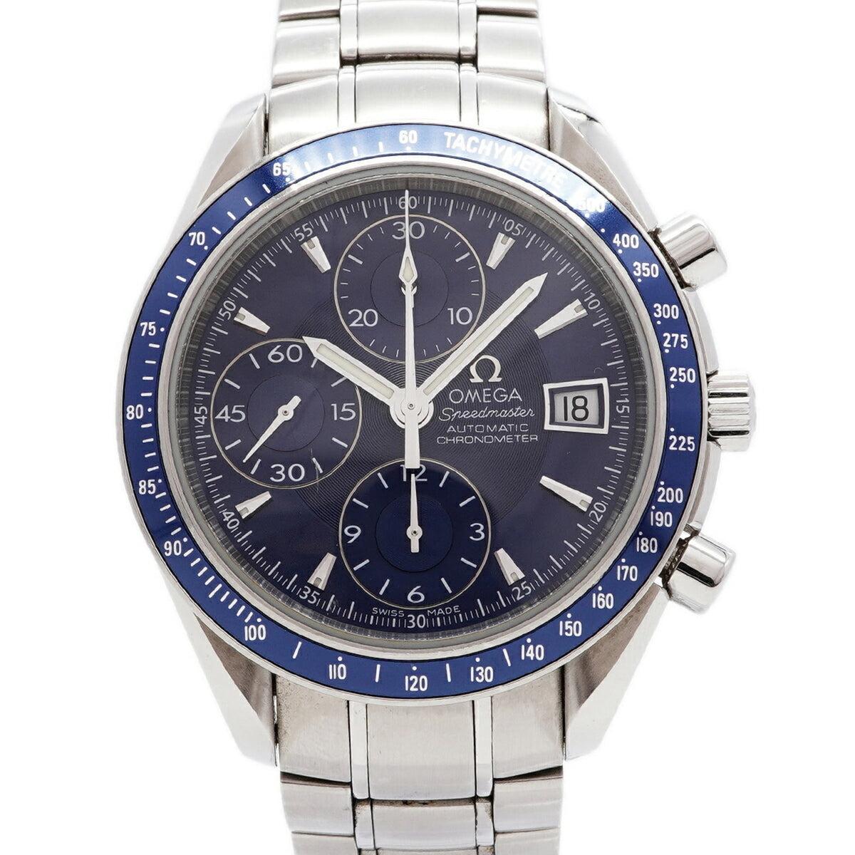 Pre-Owned Omega Speedmaster 3212.80 Blue Dial Men's Watch