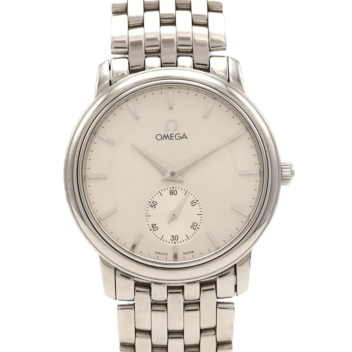 Pre-Owned Omega De Ville Prestige 4520.31 Stainless Steel Watch, Manual Winding