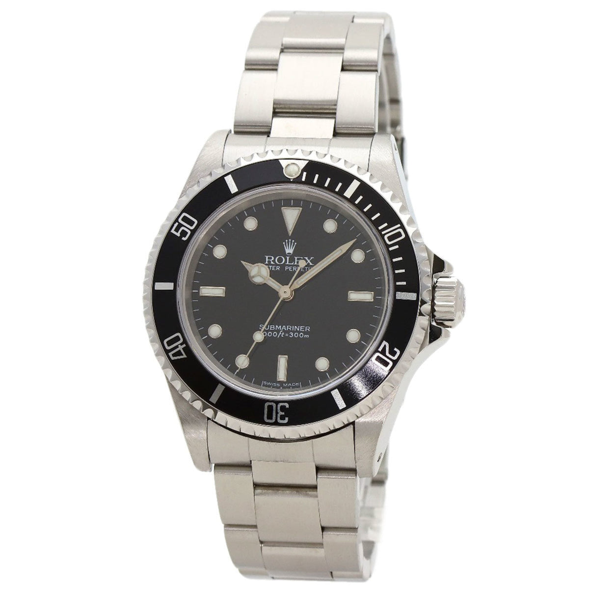 Pre-Owned Rolex 14060M Submariner No Date Watch Stainless Steel/SS Men's ROLEX