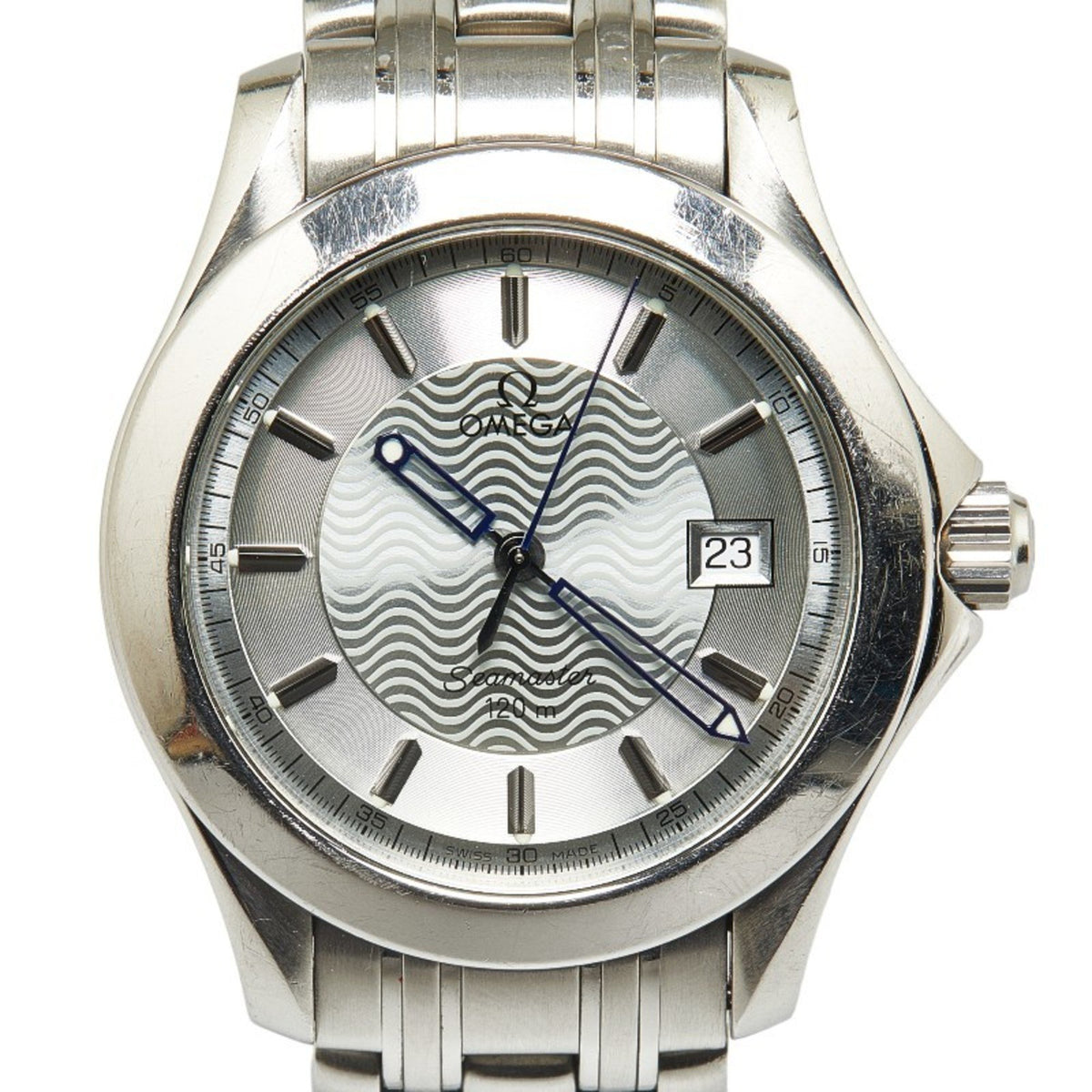 Montre Omega Seamaster 120 d'occasion 2511.31 à quartz, cadran argenté, acier inoxydable, pour homme 