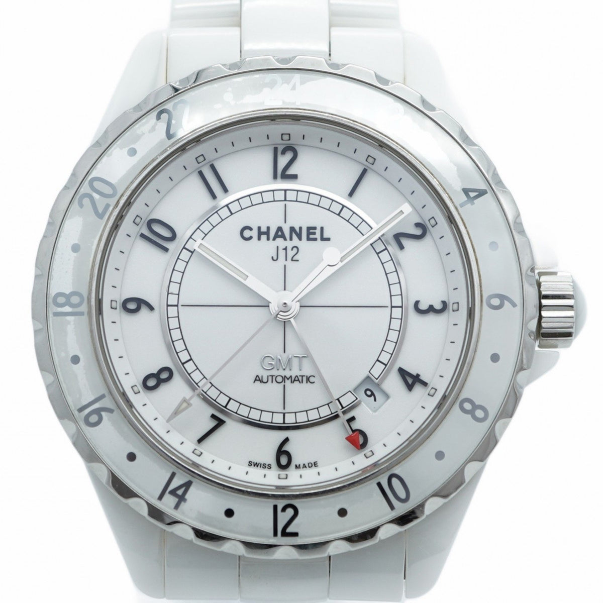 Pre-Owned Chanel J12 H2126 White Dial Men's Watch
