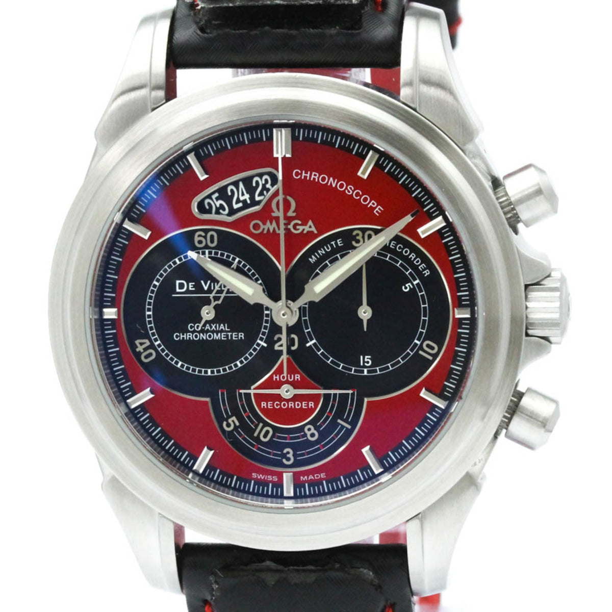 Pre-Owned OMEGA De Ville Chronoscope CO-Axial Steel Watch 4851.61.31 Polished