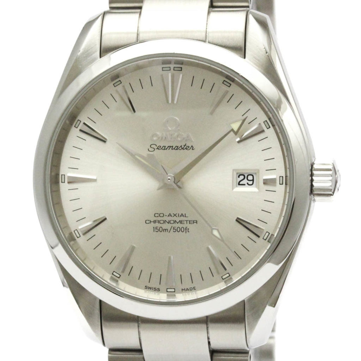 Pre-Owned OMEGA Seamaster Aqua Terra Co-Axial Automatic Watch 2503.30 Polished