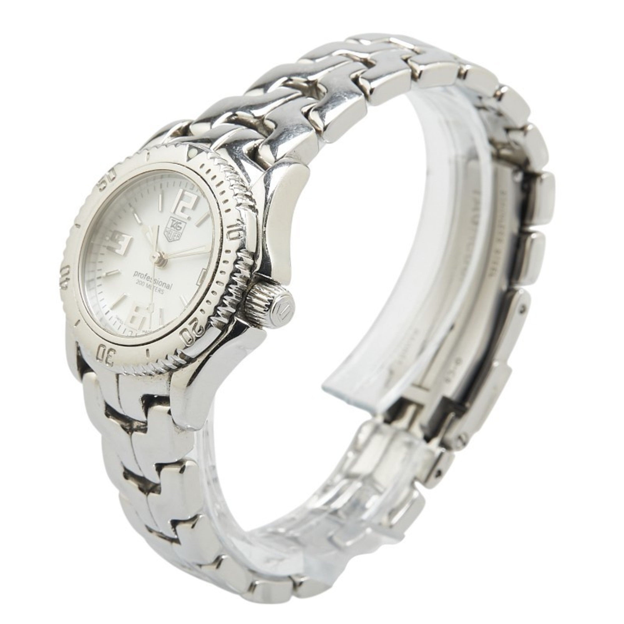 Pre-Owned TAG Heuer Link Watch WT141A Quartz Silver Dial Stainless