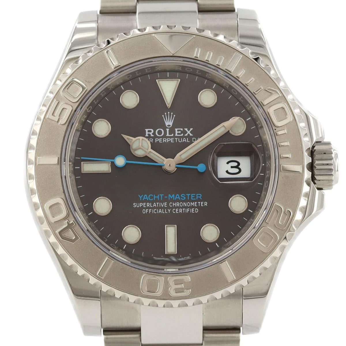 Pre-Owned Rolex Yacht-Master 126622 SSxPT Automatic Watch, Random Number