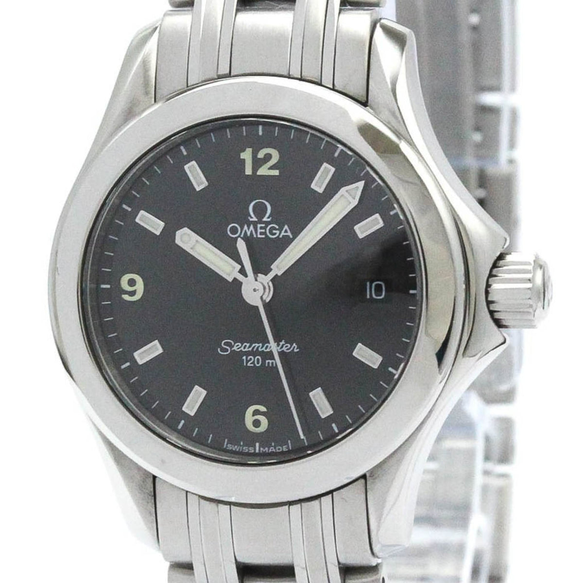 Pre-Owned OMEGA Seamaster 120M Steel Quartz Ladies Watch 2581.53 Polished