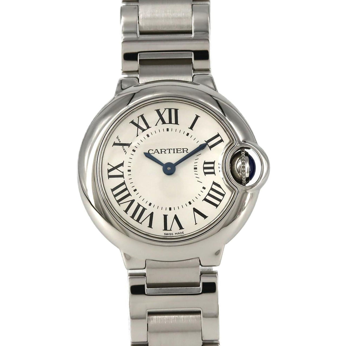Pre-Owned Cartier Ballon Bleu SM W69010Z4 SS Quartz Watch