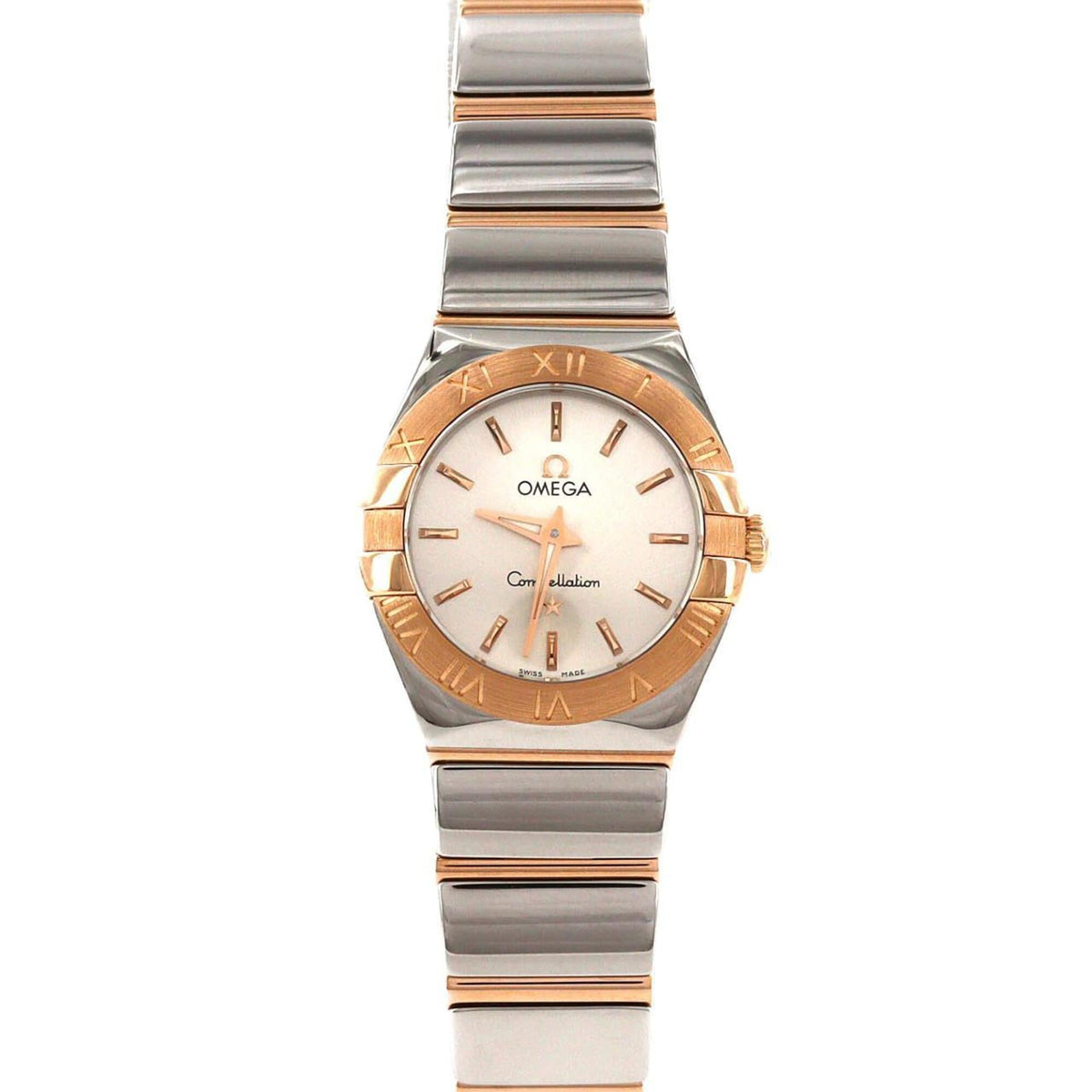 Pre-Owned Omega Constellation Polished RG Combination 123.20.24.60.02.003 SSxPG Quartz Watch