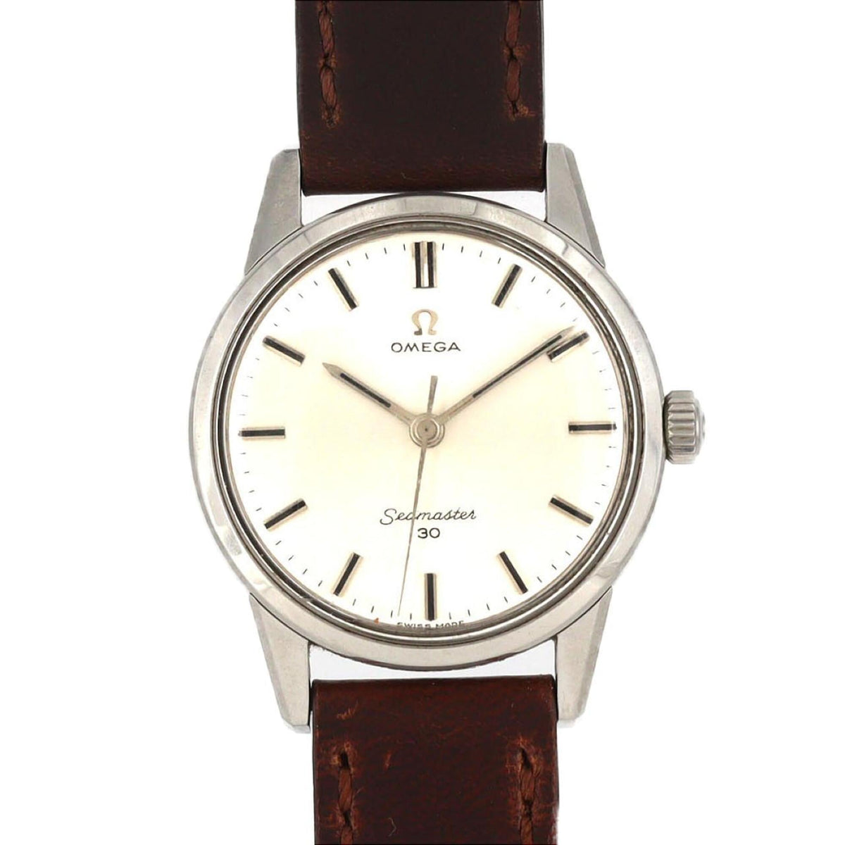 Pre-Owned Omega Classic Stainless Steel Watch, Manual Winding