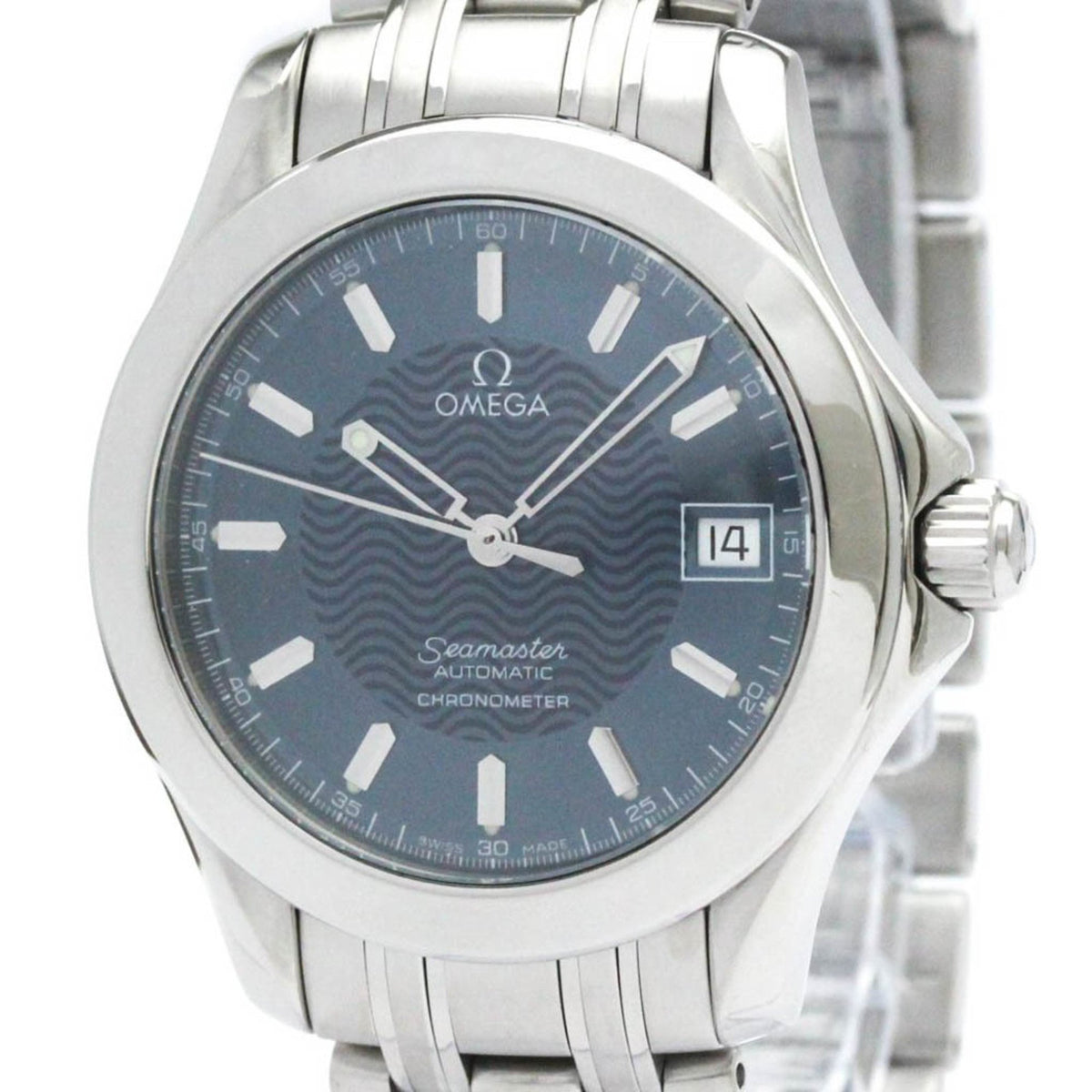 Pre-Owned Polished OMEGA Seamaster 120M Chronometer Automatic Mens Watch 2501.81 BF582073
