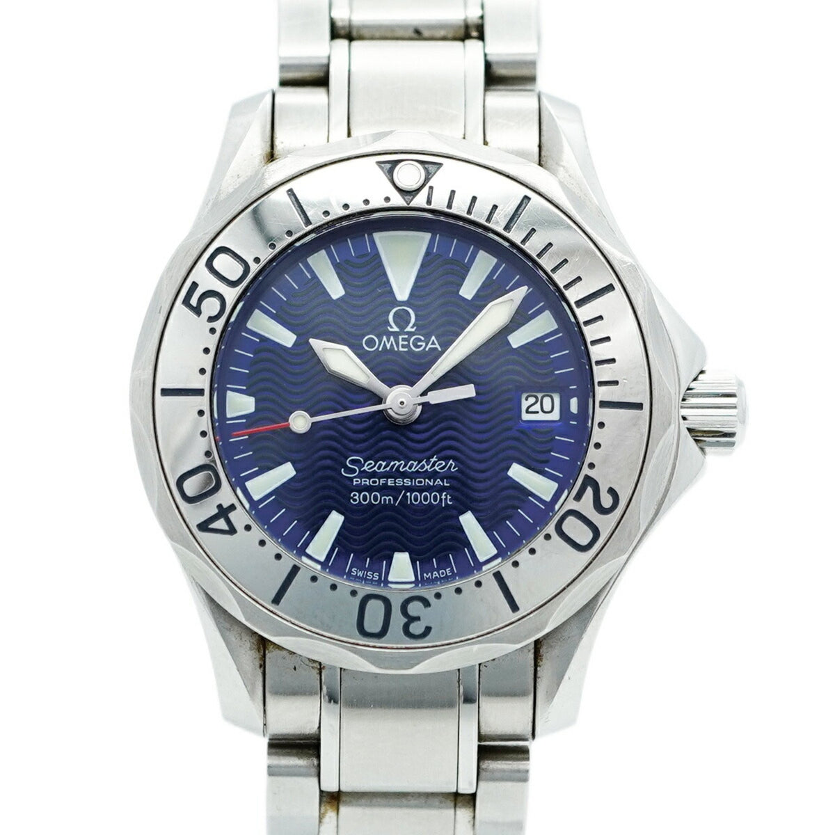 Pre-Owned Omega Seamaster 2285.80 Navy Dial Women's Watch