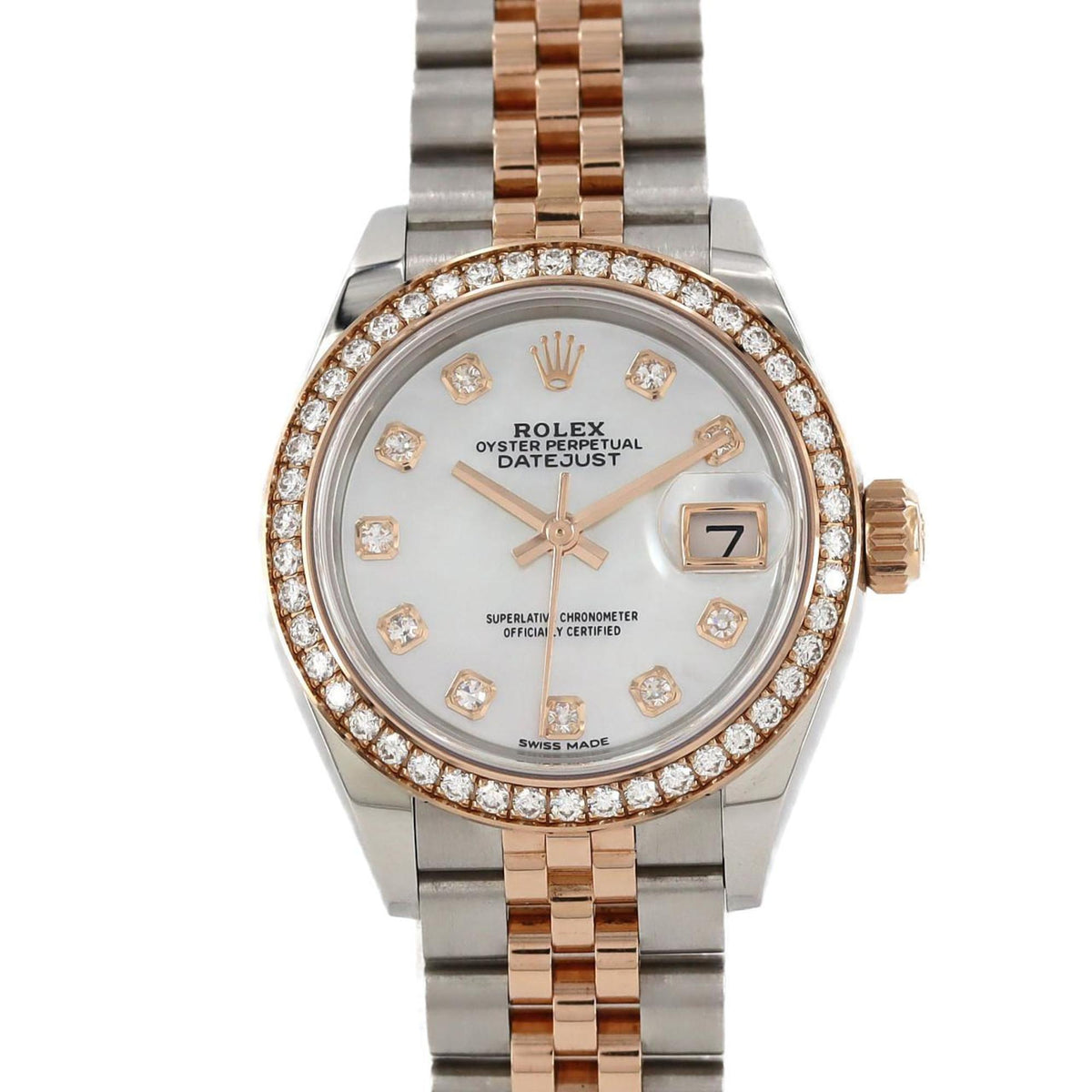 Pre-Owned Rolex Datejust 279381RBR SSxPG Automatic Watch, Random Number