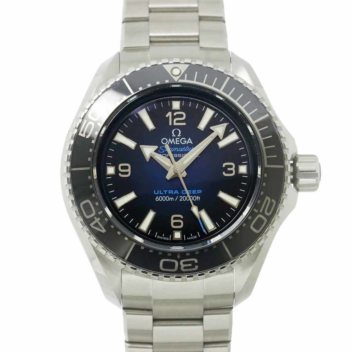 Pre-Owned OMEGA Seamaster Planet Ocean 6000M Ultra Deep 215 30 46 21 03 001 Men's Watch Blue Automatic