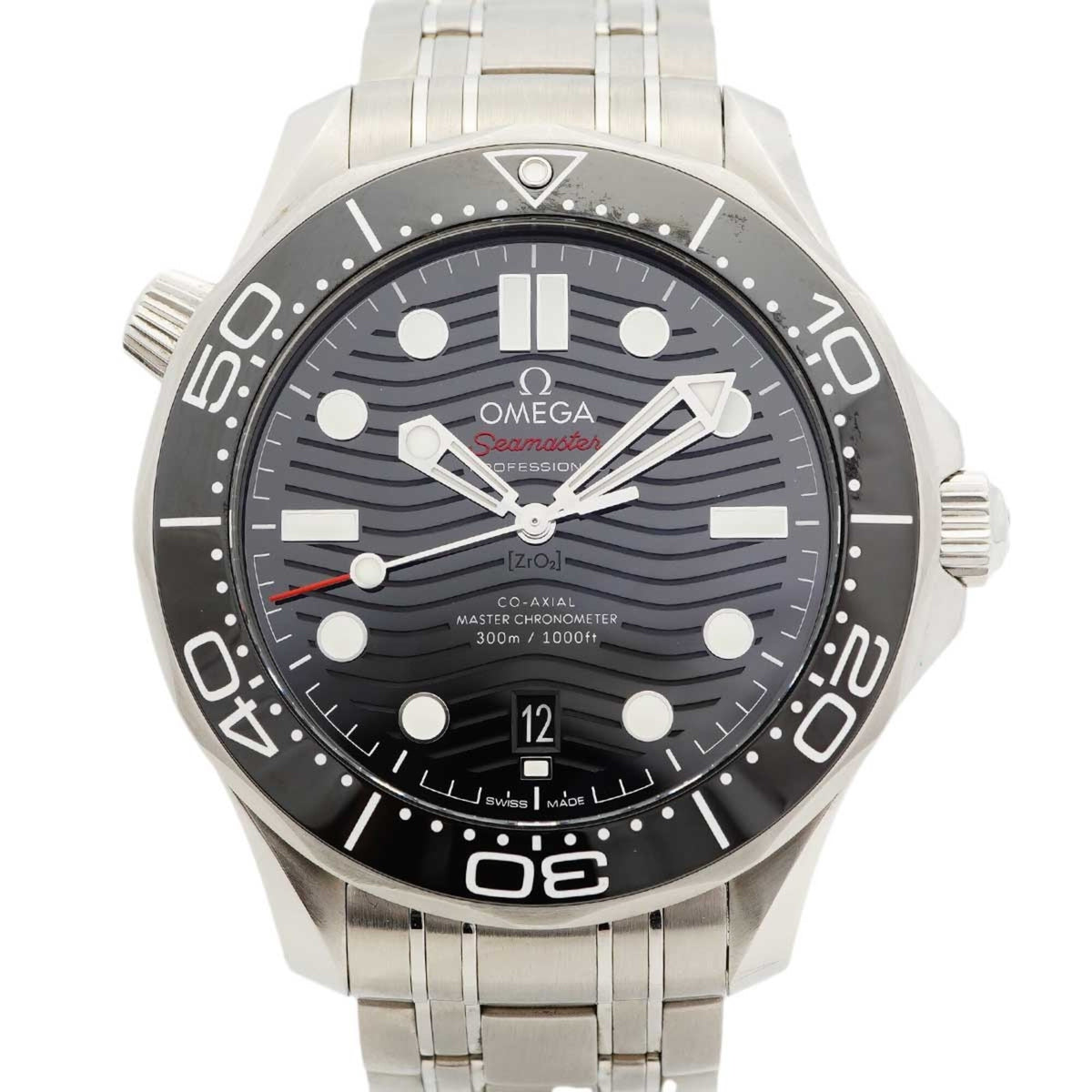 Pre-Owned Omega Seamaster 210.30.42.20.01.001 Black Dial Men's Watch