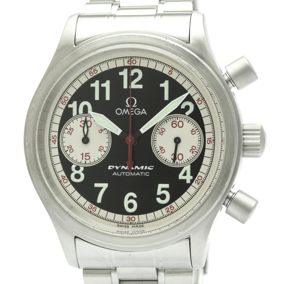 Pre-Owned OMEGA Dynamic Chronograph Targa Florio Limited Watch 5241.51 Polished