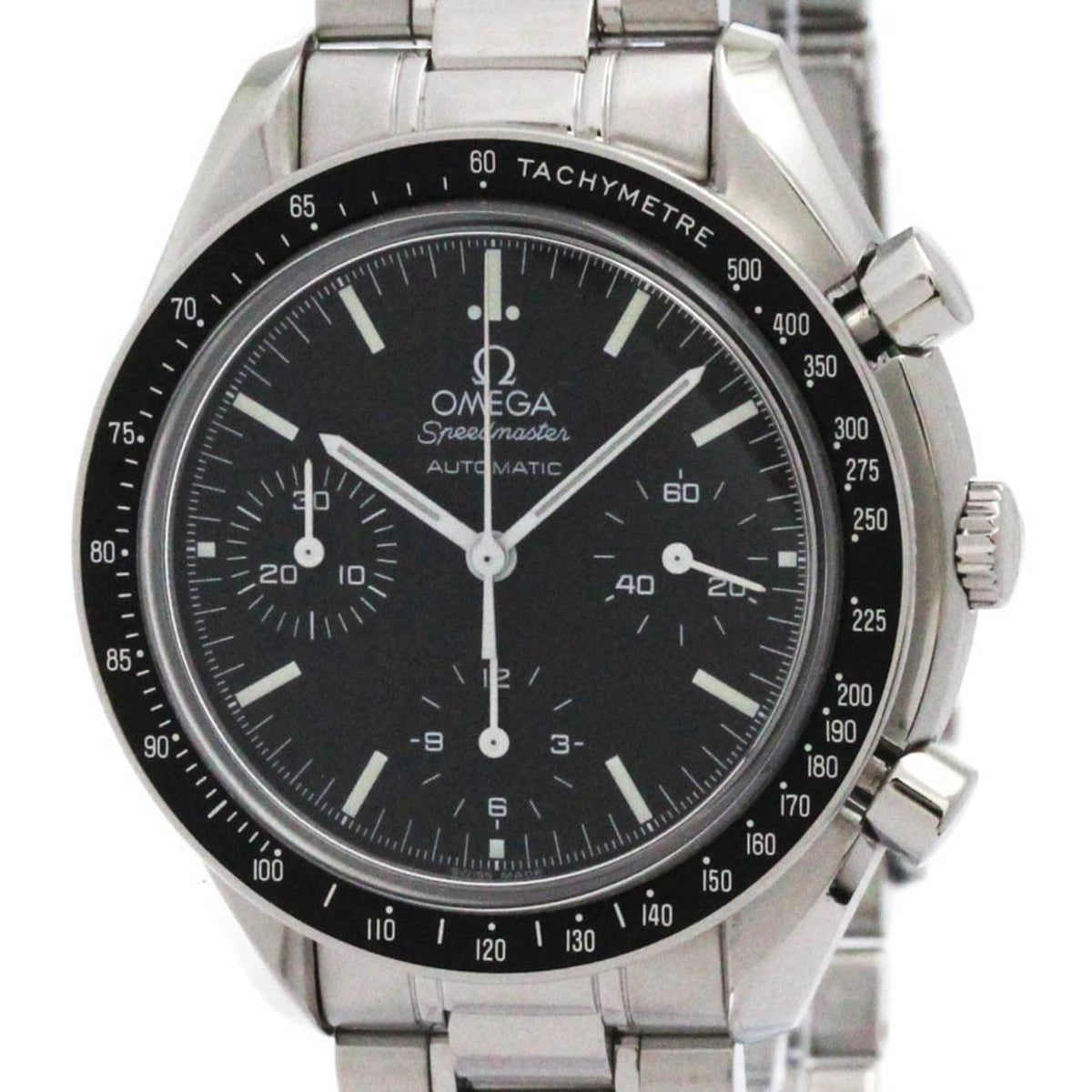 Pre-Owned OMEGA Speedmaster Automatic Steel Mens Watch 3539.50 Polished