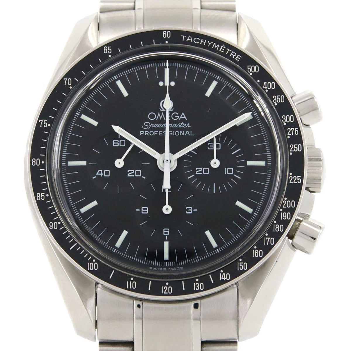 Pre-Owned Omega Speedmaster Pro 3570.50 SS Watch Manual Winding