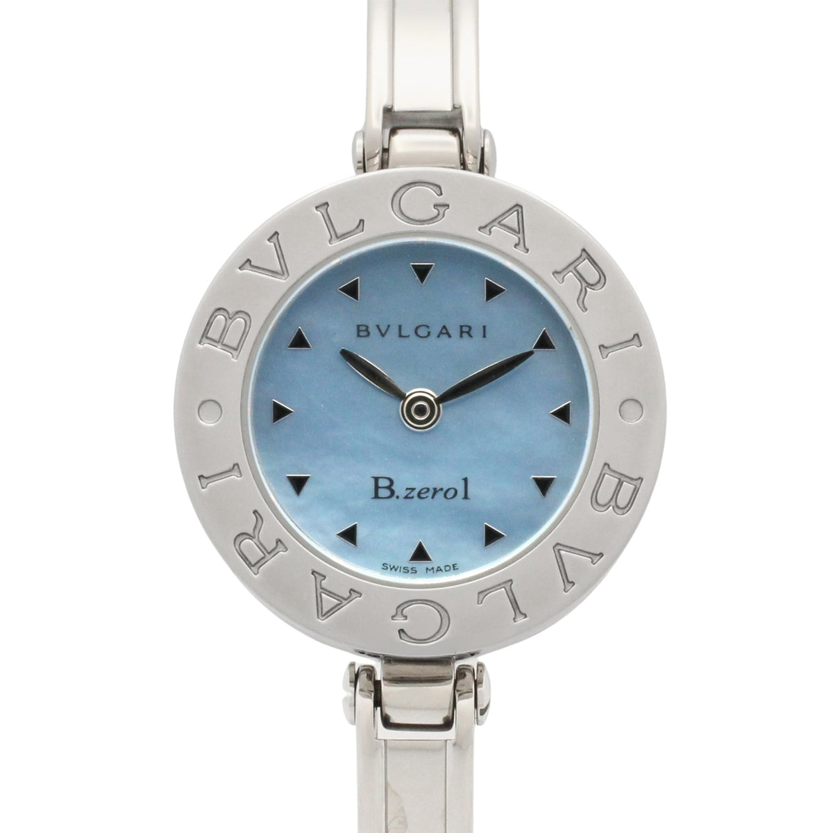 Pre-Owned Bulgari BVLGARI B-zero1 Watch, Stainless Steel, Women's, Blue Tone, Shell, BZ22S