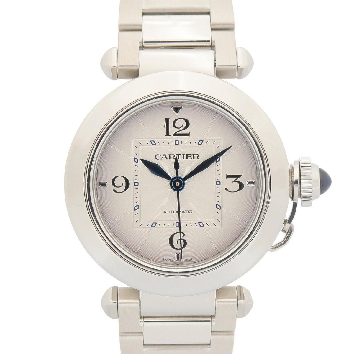 Pre-Owned Cartier Pasha de watch, stainless steel, boys' size, silver tone, WSPA0013