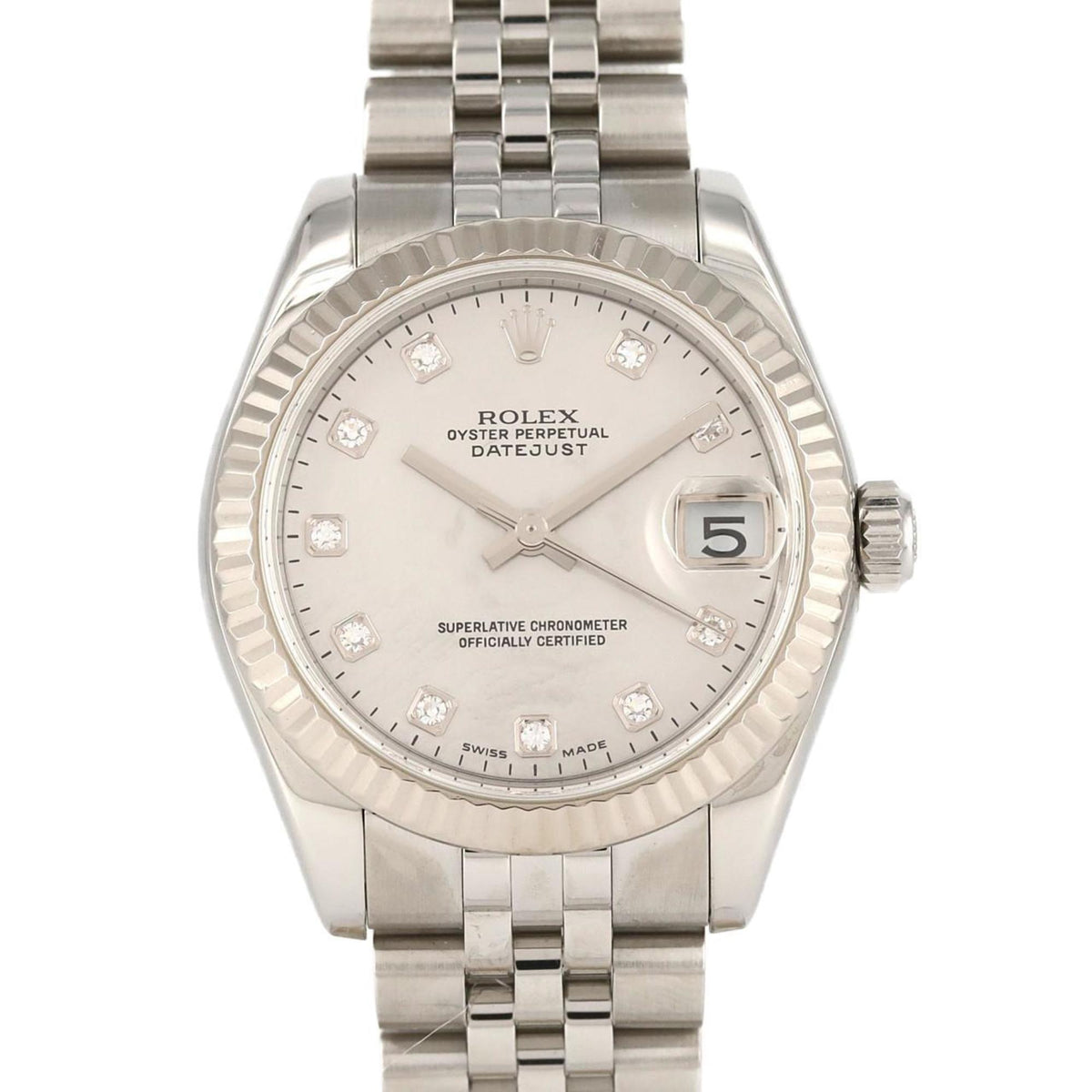 Pre-Owned Rolex Datejust 178274DNG SSxWG Automatic Watch D Serial