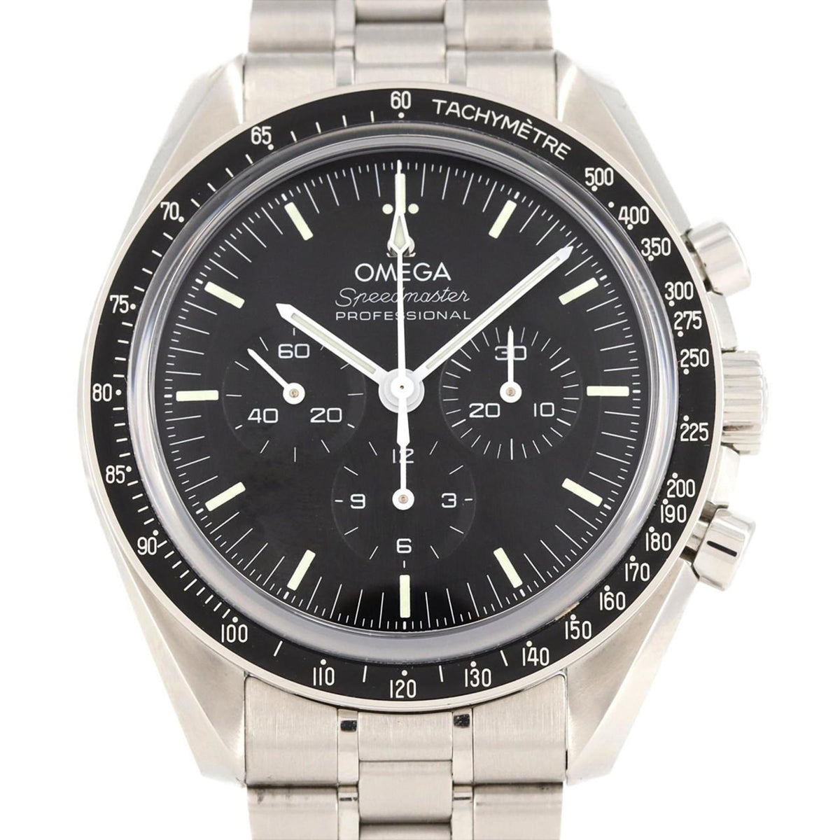 Pre-Owned Omega Speedmaster Moonwatch Pro 310.30.42.50.01.002 SS Wristwatch Hand-wound