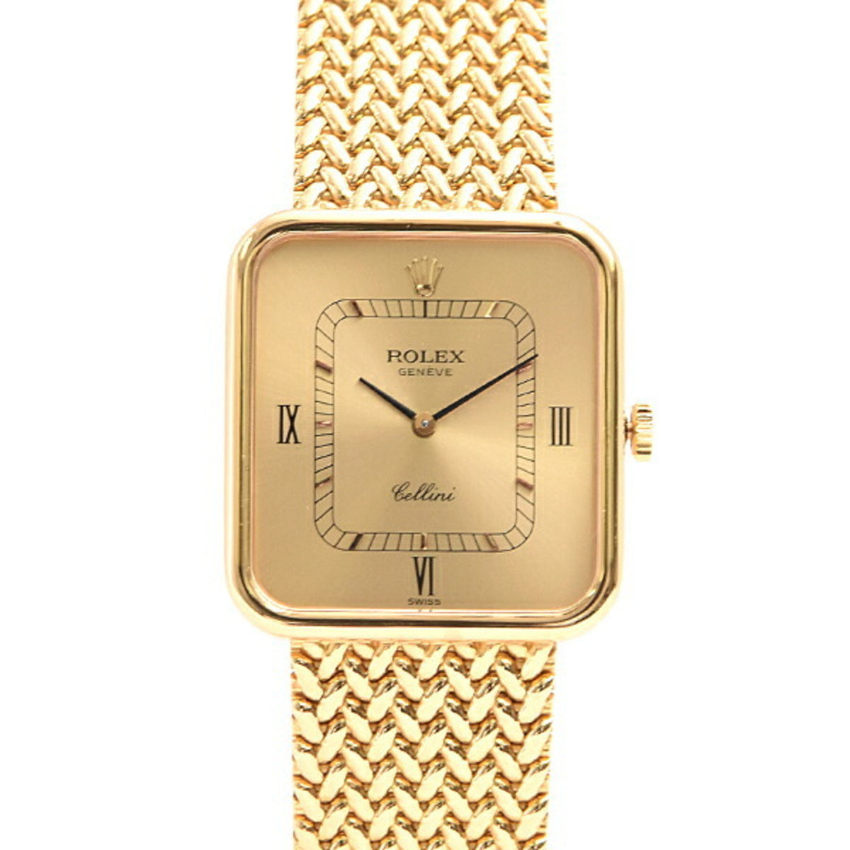 Pre-Owned Rolex Watch Men's Cellini Solid Gold Hand-wound Yellow ROLEX 4332 750YG