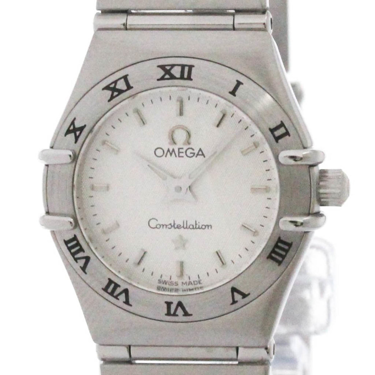 Pre-Owned OMEGA Constellation Steel Quartz Ladies Watch 1572.30 Polished