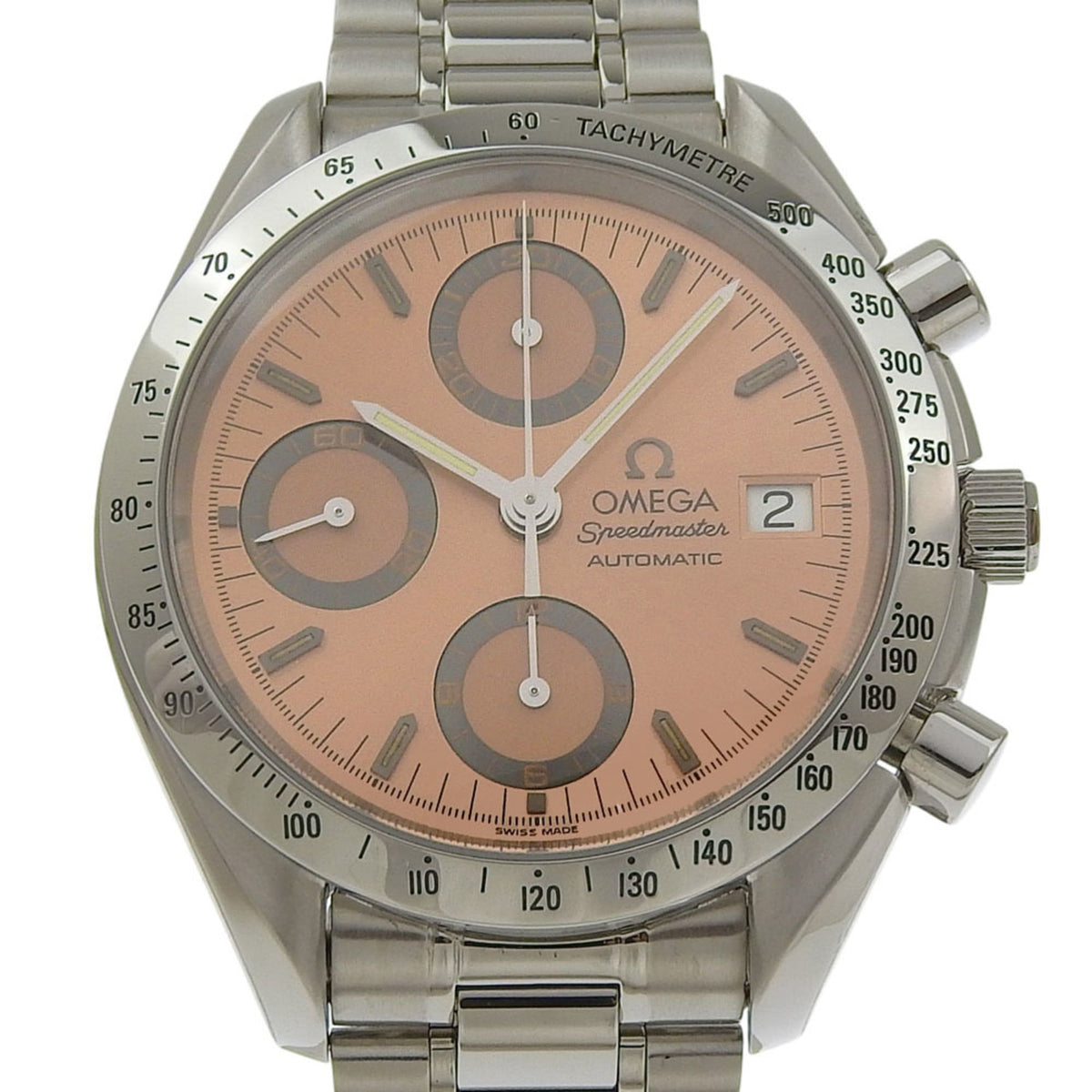 Pre-Owned Like New Omega Speedmaster 40th Anniversary Edition 3511 60 Orange Dial Stainless Steel Automatic 39mm Men's Watch