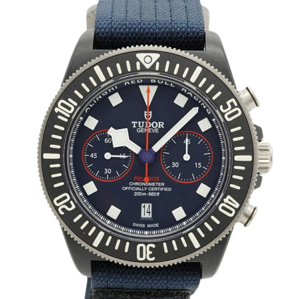 Pre-Owned Tudor Pelagos 25807KN Navy Dial Men's Watch