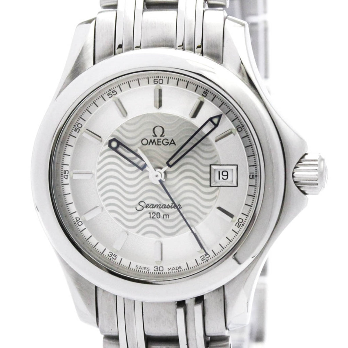 Pre-Owned OMEGA Seamaster 120M Steel Quartz Ladies Watch 2571.31 Polished