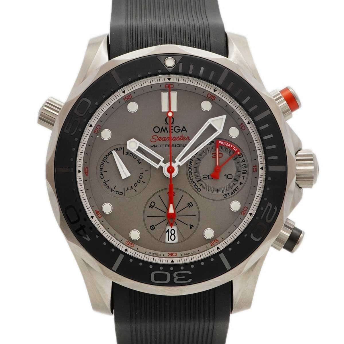 Pre-Owned Omega Seamaster 212.92.44.50.99.001 Gray Dial Men's Watch