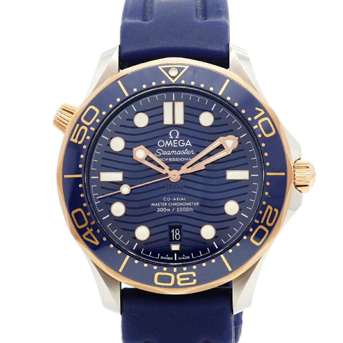 Pre-Owned Omega Seamaster 210.22.42.20.03.002 Navy Dial Men's Watch
