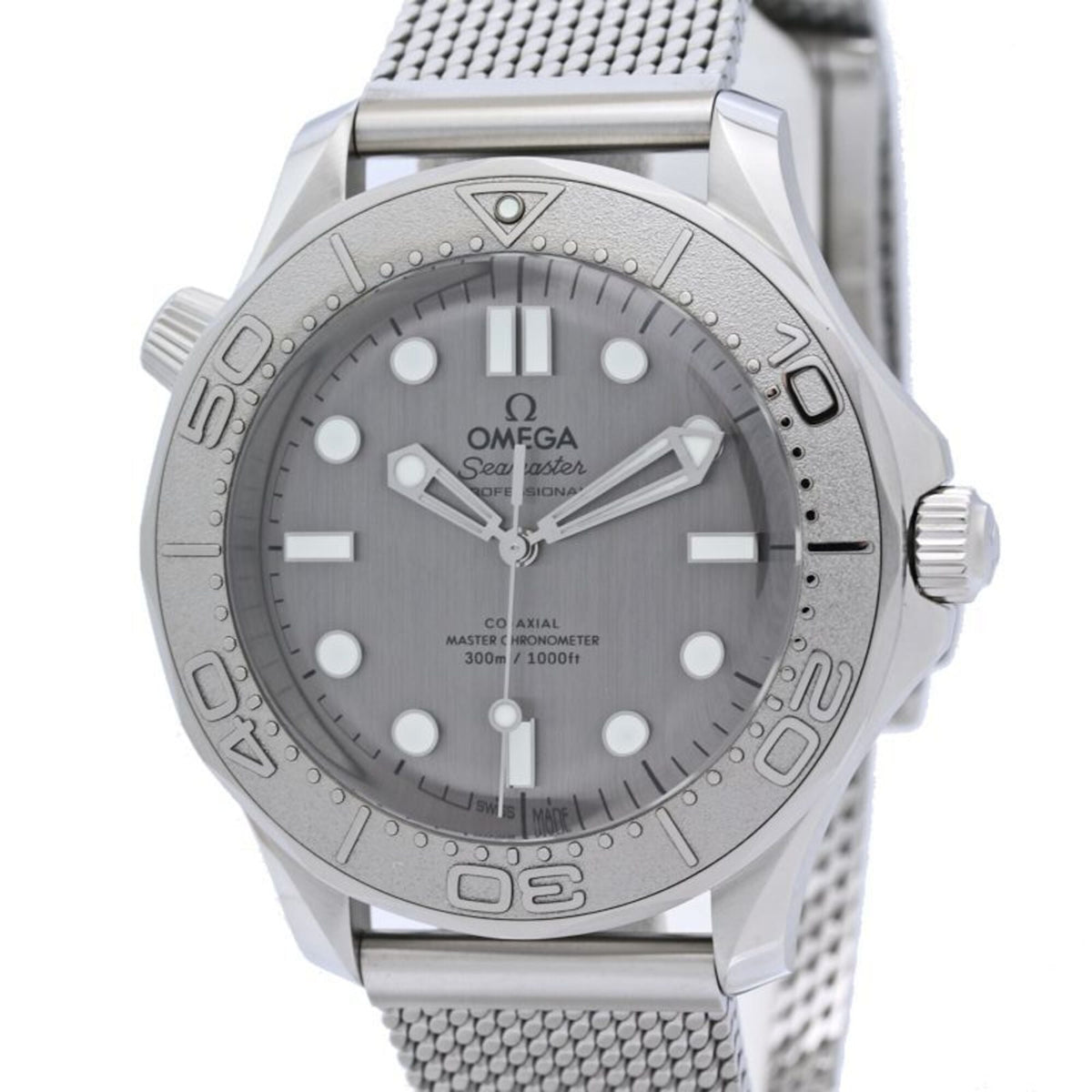 Pre-Owned OMEGA Seamaster Diver 300 Co-Axial Master Chronometer 210.30.42.20.06.002 Men's Watch Stainless Steel 40589