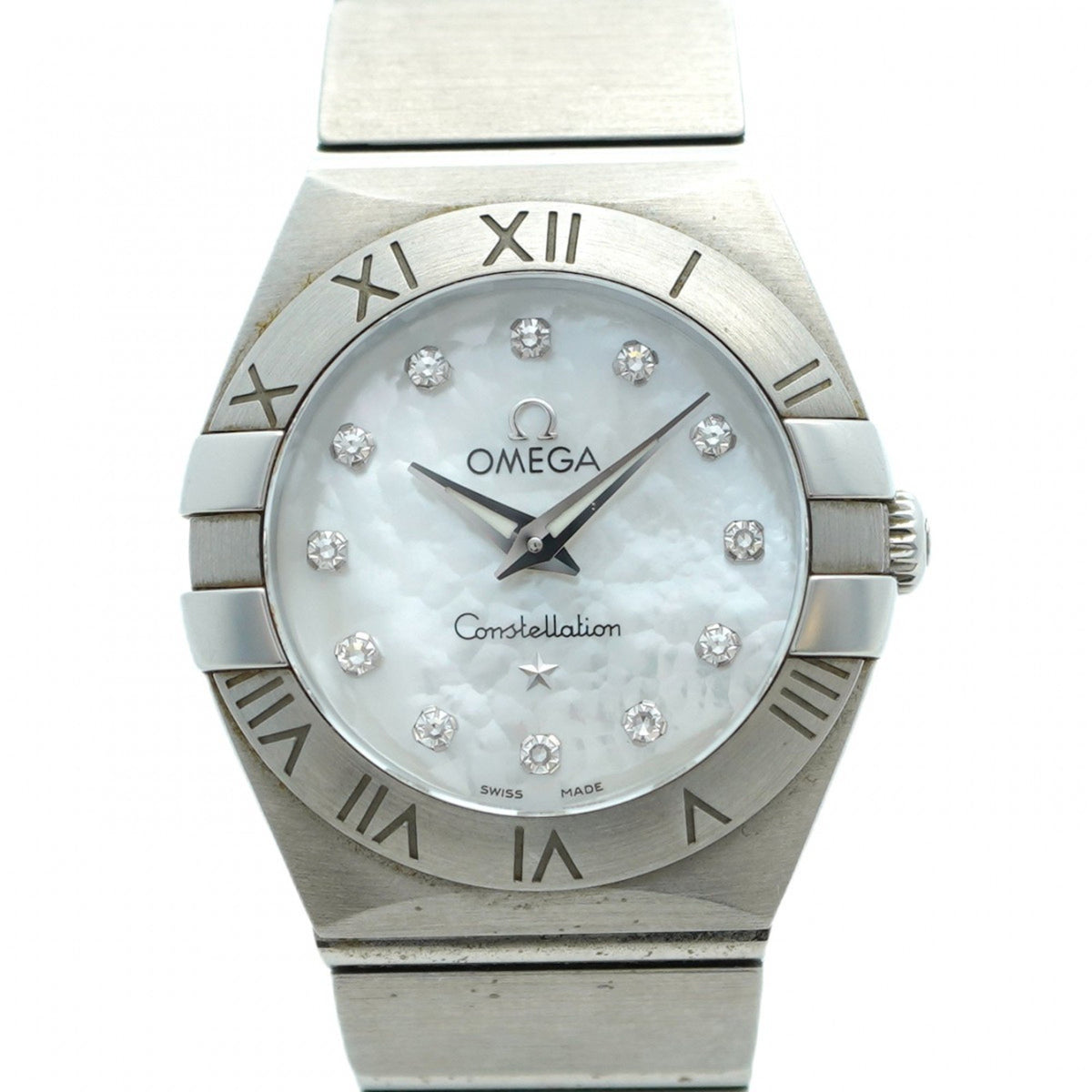 Pre-Owned Omega Constellation 123.10.24.60.55.001 White Dial Watch for Women