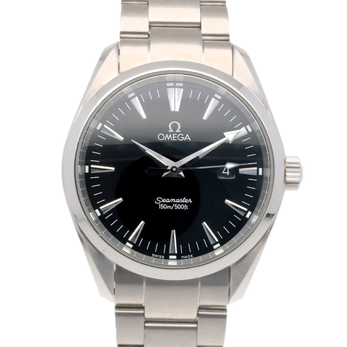 Pre-Owned Omega Seamaster Aqua Terra Watch Stainless Steel 25175000 Quartz Refinished 58631XXX Men's OMEGA 150M