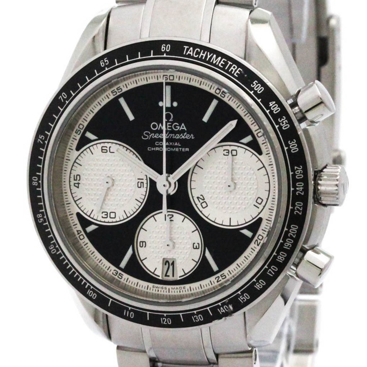 Pre-Owned OMEGA Speedmaster Racing Co-Axial Watch 326.30.40.50.01.002 Polished