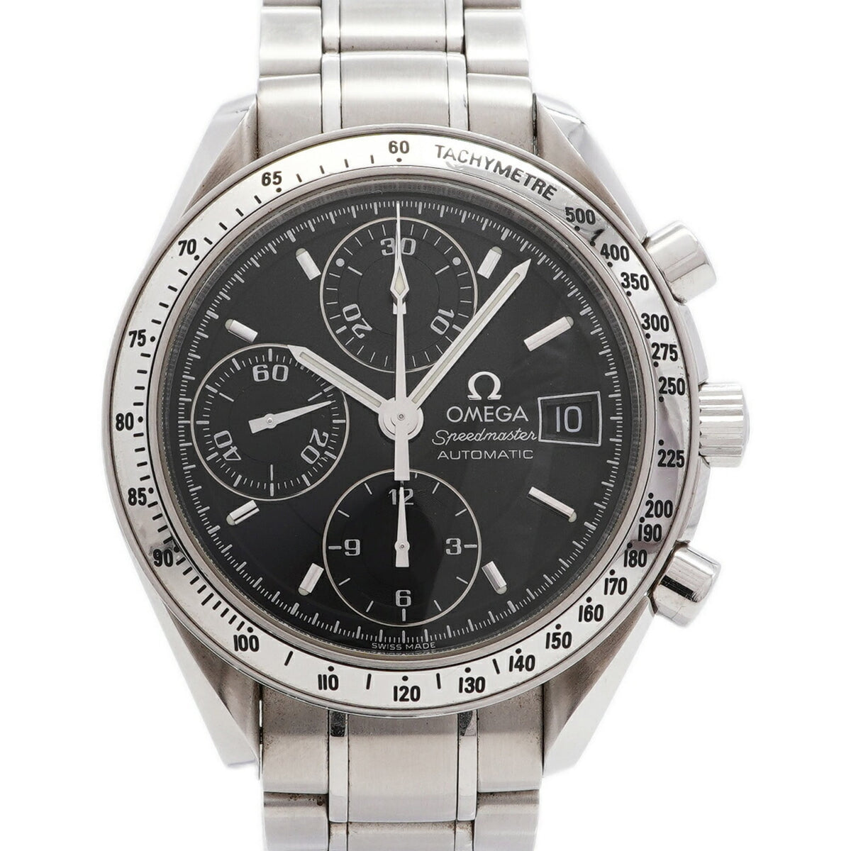 Pre-Owned Omega Speedmaster Date 3513.50 Black Dial Men's Watch