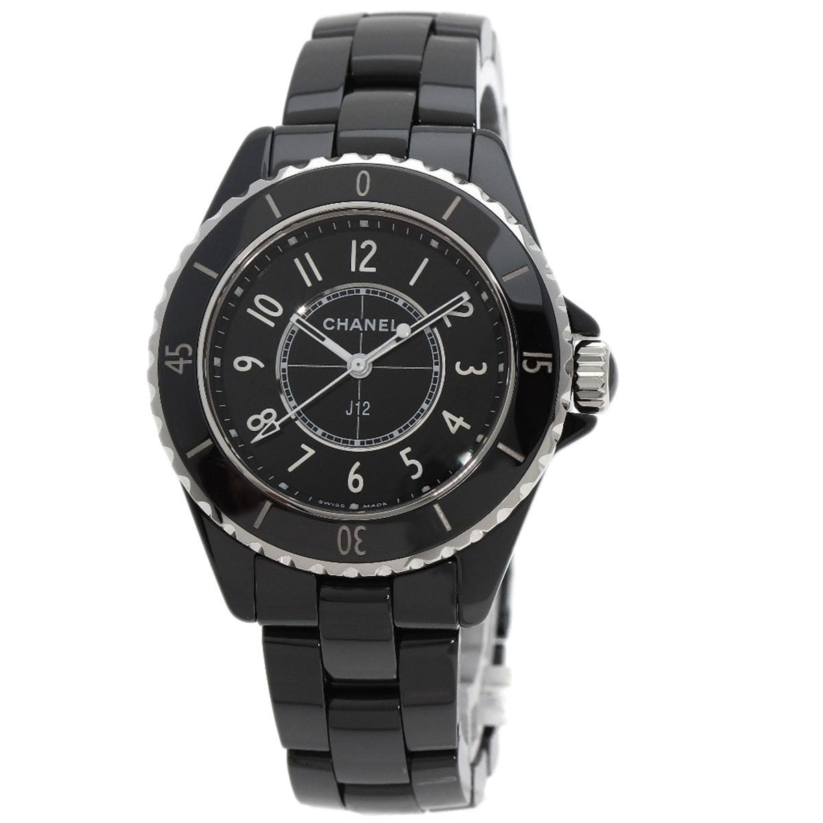 Pre-Owned Chanel H5695 J12 33mm Ceramic Watch Ceramic/Ceramic Ladies CHANEL