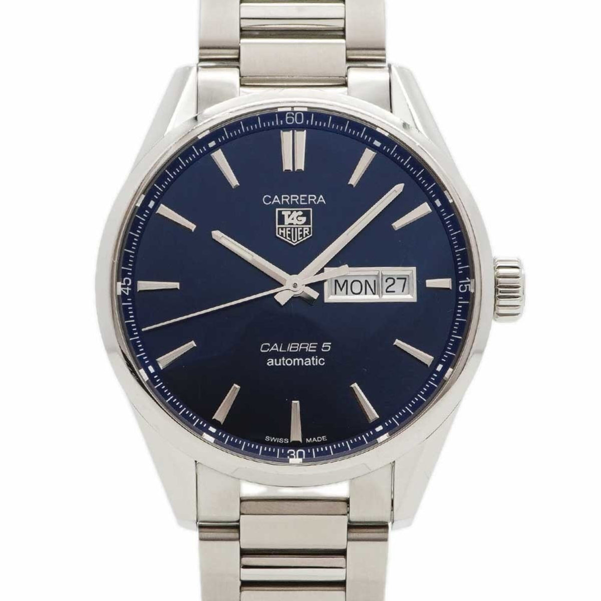 Pre-Owned TAG Heuer Carrera WAR201E Navy Dial Men's Watch