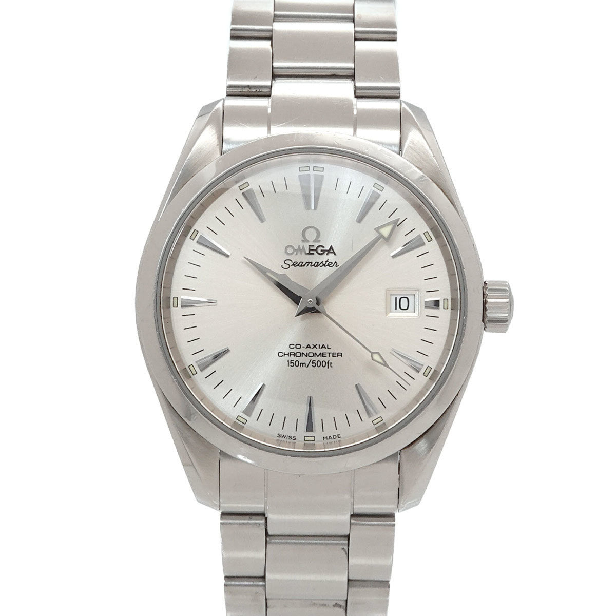 Pre-Owned Omega Seamaster Aqua Terra Co-Axial 2503 30 Men's Watch, Date, Silver, Automatic Movement