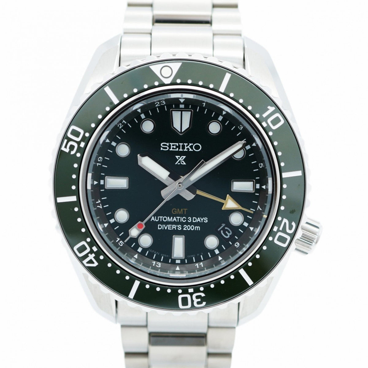 Pre-Owned Seiko Prospex 6R54-00D0 Green Dial Men's Watch