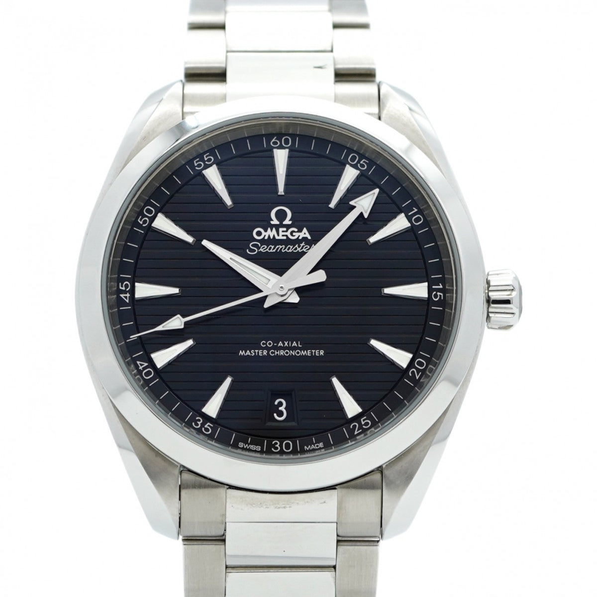 Pre-Owned Omega Seamaster 220.10.41.21.01.001 Black Dial Men's Watch