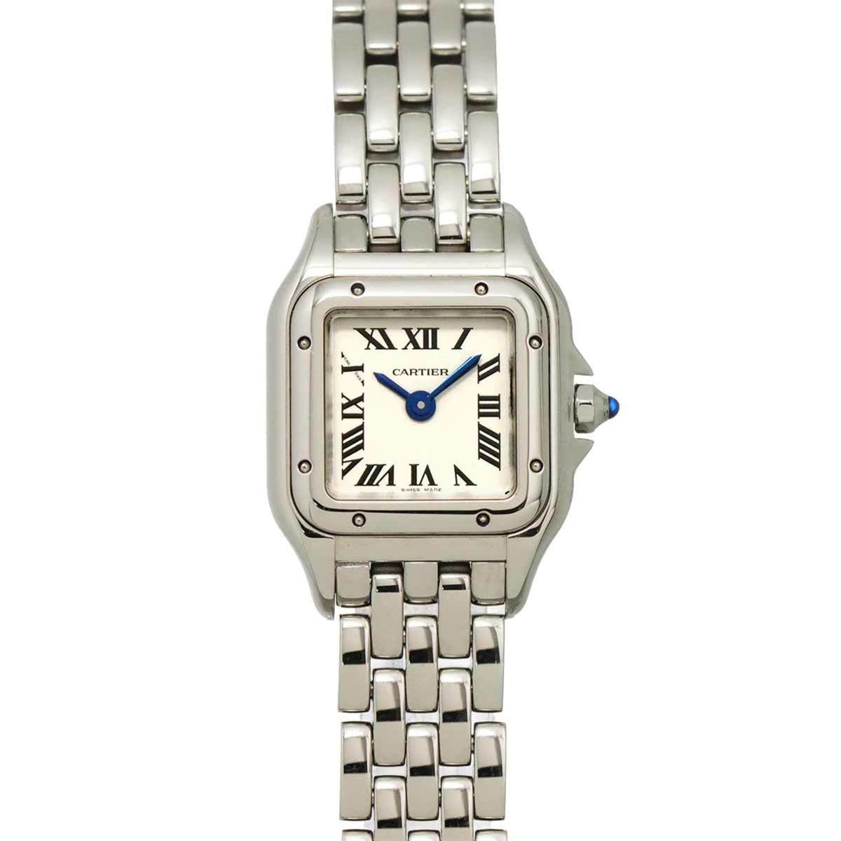 Pre-Owned Cartier Panth?re de Mini WSPN0019 Women's Watch, Silver, Quartz Watch