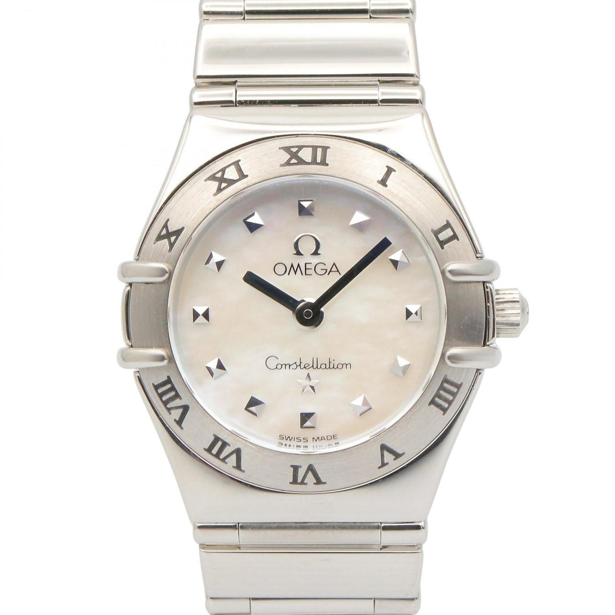 Pre-Owned OMEGA Constellation Mini My Choice Stainless Steel Women's Watch, White, 1561.71