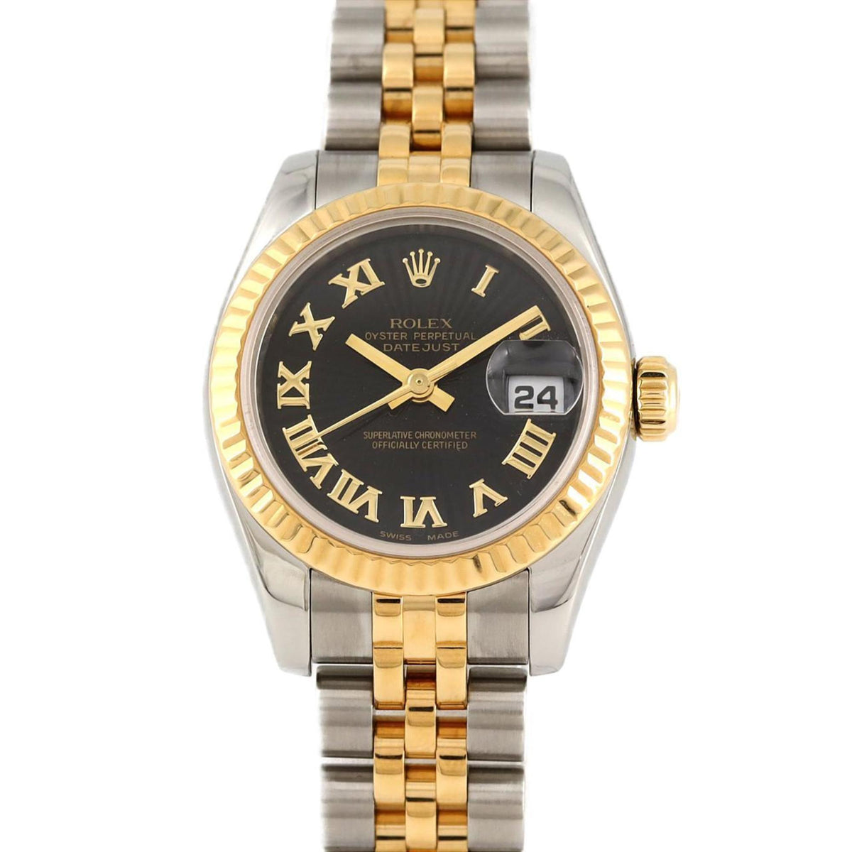 Pre-Owned Rolex Datejust 179173 SSxYG Automatic Watch D serial number