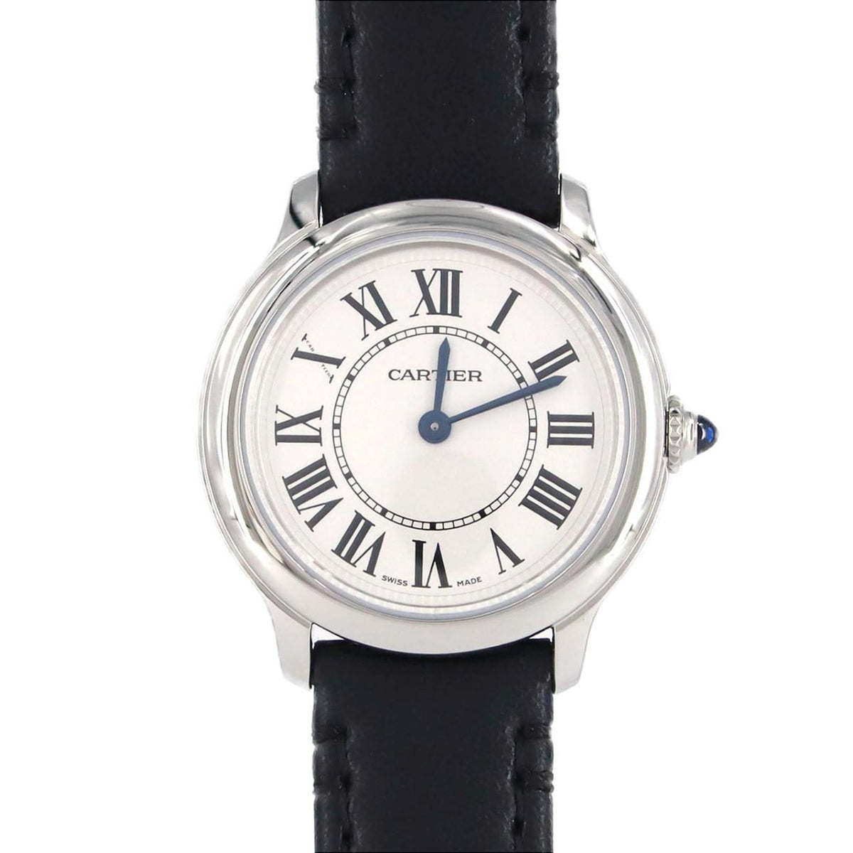 Gebrauchte Cartier Ronde Must de WSRN0030 SS Armbanduhr Quarz 