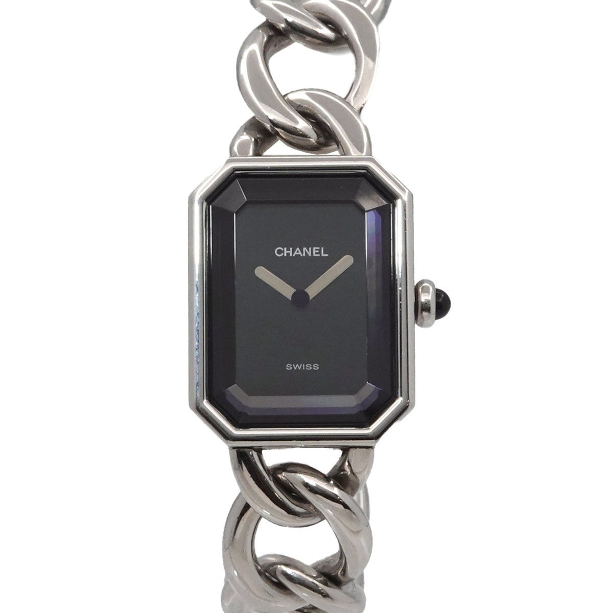 Pre-Owned CHANEL Premiere M size H0452 Ladies watch Black quartz