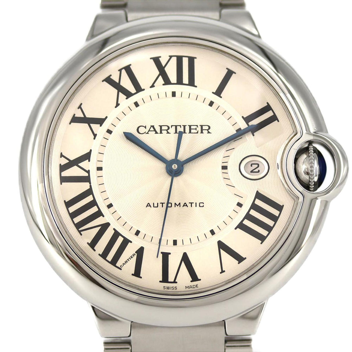 Pre-Owned Cartier Ballon Bleu LM W69012Z4 Stainless Steel Automatic Watch